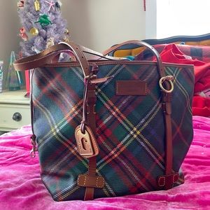 Dooney and Bourke Plaid Tote